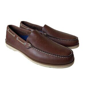 Sperry Top Sider Leeward Mens Leather Boat Shoes Size 11.5